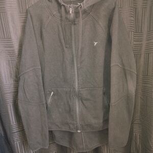 Old Navy Black Zip Up Hoodie Sweatshirt